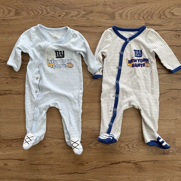 NFL Other - Lot Of 2 New York Giants Baby One Piece Bodysuit NFL Size 3 Months
